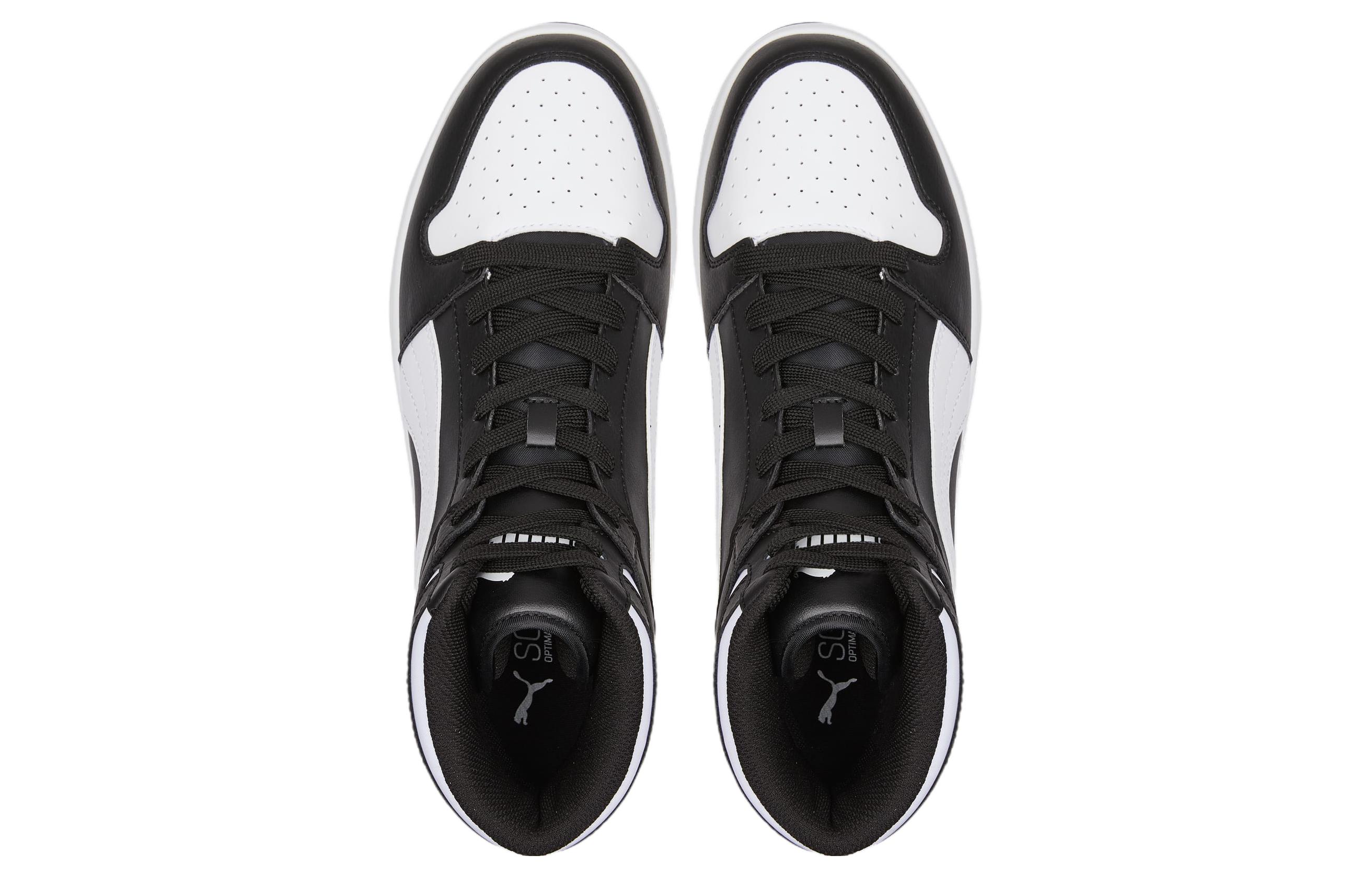 Puma Rebound Layup High Top Sneakers 'Black White' 圖 4