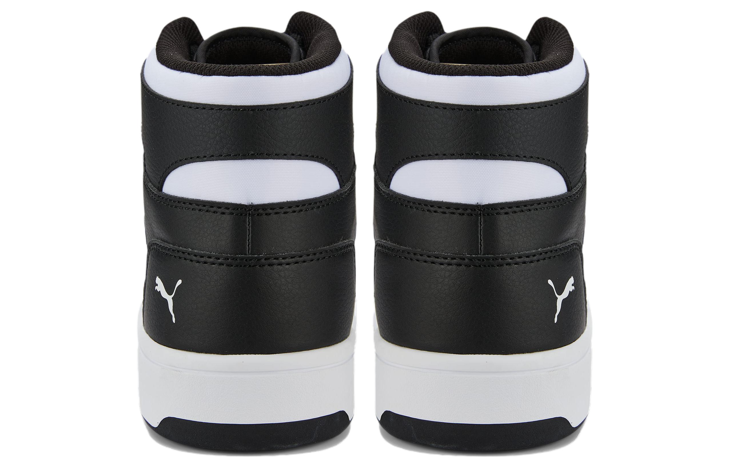 Puma Rebound Layup High Top Sneakers 'Black White' 圖 5