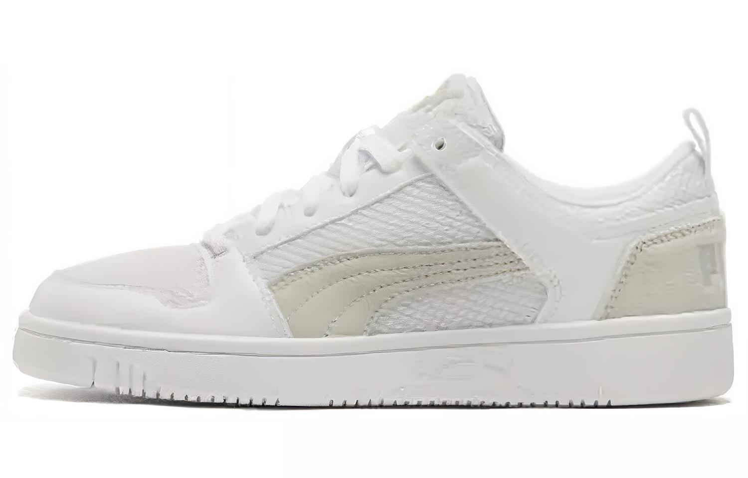 Puma Rebound Layup Lo Mesh 'White Grey' 370914-06