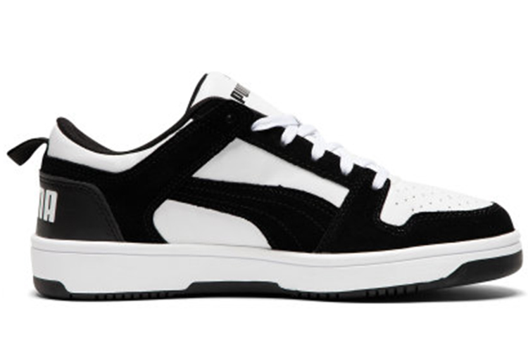 Lookbook 彪马 Rebound Layup Lo Sd '黑白' 低帮篮球鞋 370539-01