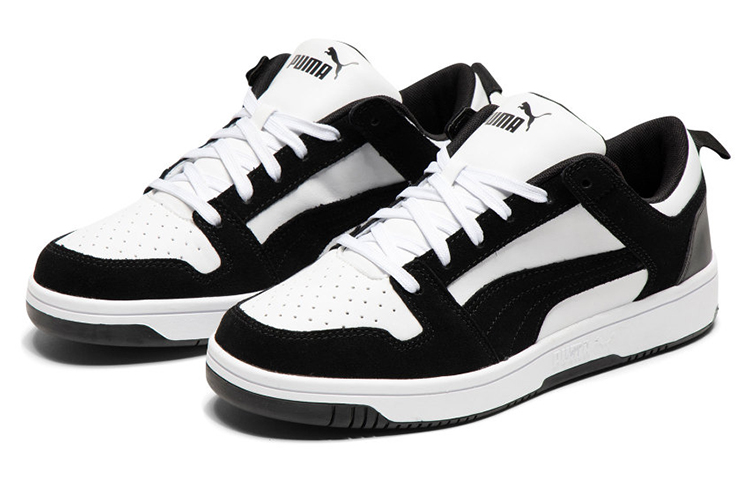 Shop 彪马 Rebound Layup Lo Sd '黑白' 低帮篮球鞋 370539-01