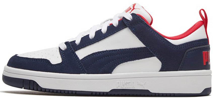 Puma Rebound Layup Lo SD 'White Blue Red' 370539-05 Buy Puma Rebound Layup Lo SD 'White Blue Red' 370539-05