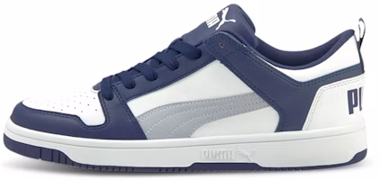 Puma Rebound Lay Up Lo SL Low Top Board Shoes Blue/White 369866-13 Puma Rebound Lay Up Lo SL Low Top Board Shoes Blue/White 369866-13