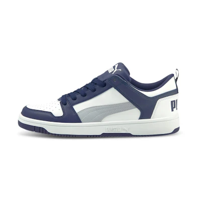 Puma Rebound Lay Up Lo SL Low Top Board Shoes Blue/White