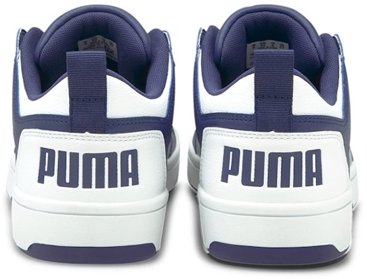 Puma Rebound Lay Up Lo SL Low Top Board Shoes Blue/White 369866-13 Shop Puma Rebound Lay Up Lo SL Low Top Board Shoes Blue/White 369866-13