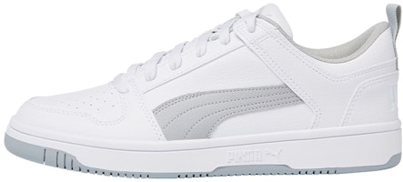 Puma Unisex Rebound Lay Up Lo SL Sneakers White/Grey 369866-22 Puma Unisex Rebound Lay Up Lo SL Sneakers White/Grey 369866-22