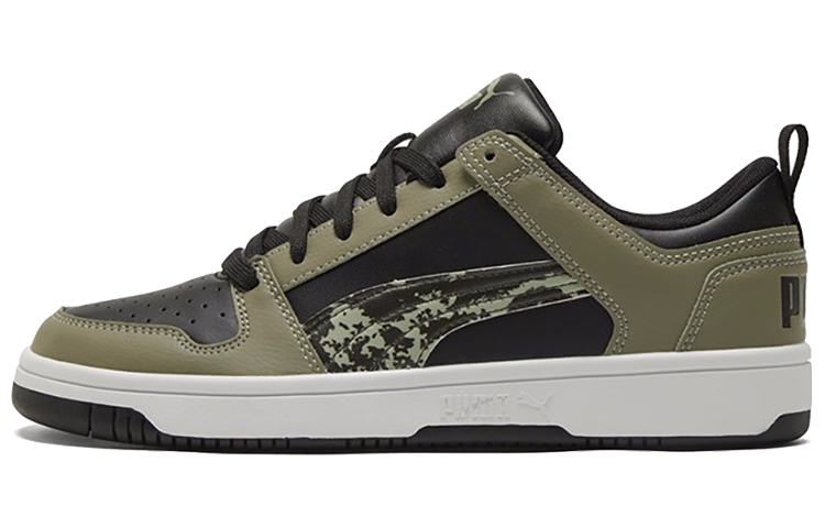 Puma Rebound Layup Locamo Casual Sneakers Black/Green/White 368876-02