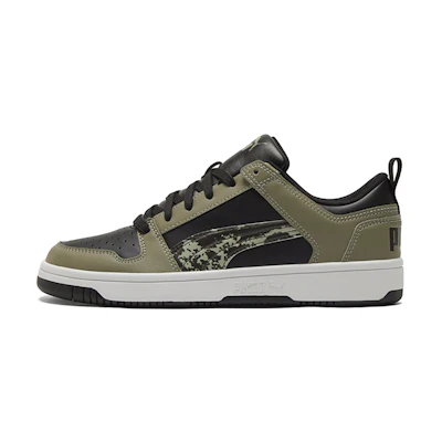 Puma Rebound Layup Locamo Casual Sneakers Black/Green/White