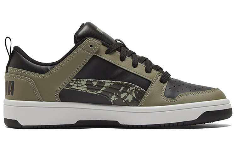 Shop Puma Rebound Layup Locamo Kasual Sneakers Hitam/Hijau/Putih 368876-02