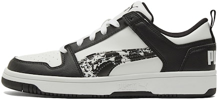 Puma Rebound LayUp Low 'Black White Camo' 368876-01 Puma Rebound LayUp Low 'Black White Camo' 368876-01
