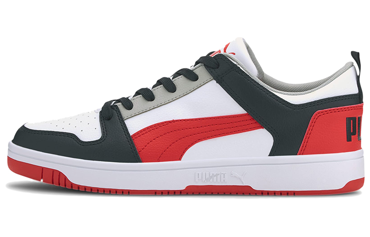 Buy 彪马Rebound Lay Up Lo SL黑白红色低帮板鞋 369866-09
