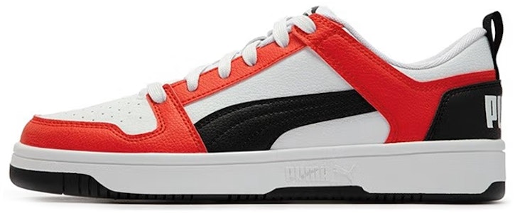 Puma 反弹扣篮低帮SL 红黑白 篮球鞋 369866-20 Buy Puma 反弹扣篮低帮SL 红黑白 篮球鞋 369866-20