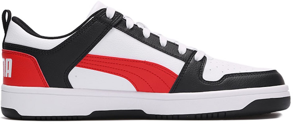Puma Rebound LayUp Low SL 'Putih Merah Poppy' 369866-14 Order Puma Rebound LayUp Low SL 'Putih Merah Poppy' 369866-14