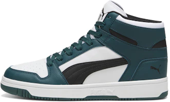 Puma Rebound Layup Mid Green Basketball Shoes Trendy and Versatile 369573-49
