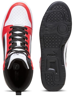 PUMA 抗震防滑耐磨 中筒 板鞋 男女款 紅色 Shop PUMA 抗震防滑耐磨 中筒 板鞋 男女款 紅色