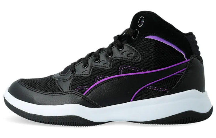 Puma Rebound Playoff Mesh 'Black Purple Glimmer' 370915-02