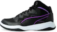 Buy Puma Rebound Playoff Mesh 'Black Purple Glimmer' 370915-02