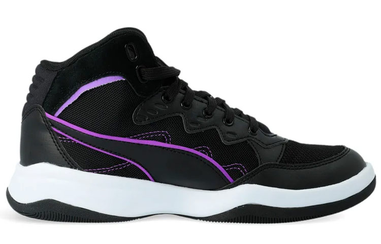 Order Puma Rebound Playoff Mesh 'Black Purple Glimmer' 370915-02