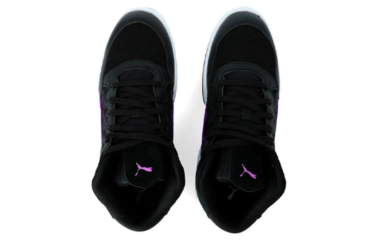 Lookbook Puma Rebound Playoff Mesh 'Black Purple Glimmer' 370915-02
