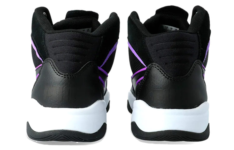 Shop Puma Rebound Playoff Mesh 'Black Purple Glimmer' 370915-02