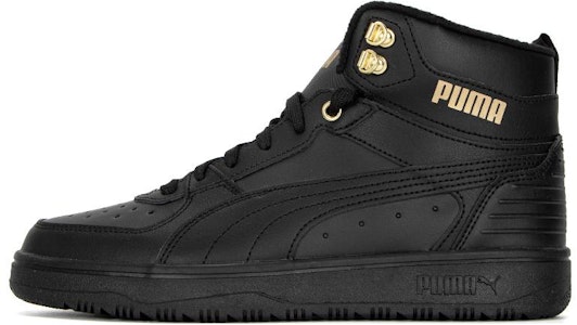 PUMA REBOUND Rugged 輕便防滑耐磨 高幫 板鞋 男女同款 黑色 Buy PUMA REBOUND Rugged 輕便防滑耐磨 高幫 板鞋 男女同款 黑色