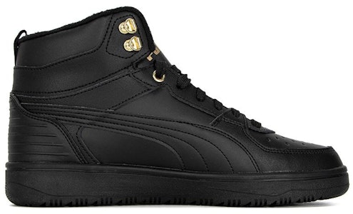 PUMA REBOUND Rugged 輕便防滑耐磨 高幫 板鞋 男女同款 黑色 Order PUMA REBOUND Rugged 輕便防滑耐磨 高幫 板鞋 男女同款 黑色