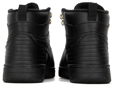 PUMA REBOUND Rugged 輕便防滑耐磨 高幫 板鞋 男女同款 黑色 Shop PUMA REBOUND Rugged 輕便防滑耐磨 高幫 板鞋 男女同款 黑色