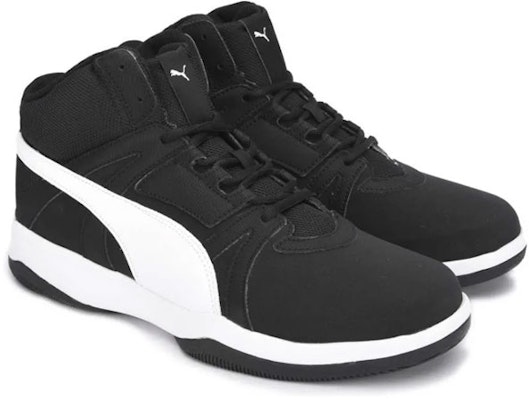 Puma Rebound Street Mid-high Black/ 'White' 362072-01 Order Puma Rebound Street Mid-high Black/ 'White' 362072-01