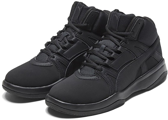 Puma Rebound Street Black Mid Sneakers 362072-03 Lookbook Puma Rebound Street Black Mid Sneakers 362072-03