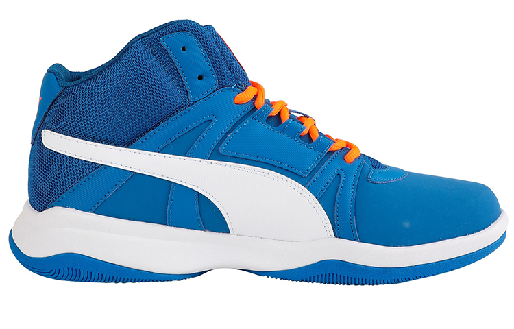 Order 彪马 Rebound Street Evo 蓝白橙色魔术贴鞋 364861-07