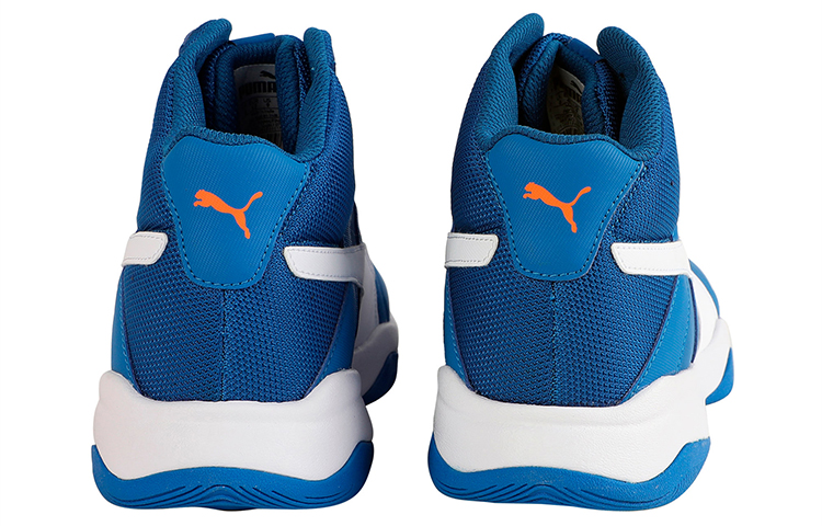 Shop 彪马 Rebound Street Evo 蓝白橙色魔术贴鞋 364861-07