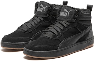 彪马 Rebound Street 高帮板鞋 黑色 366994-01 Lookbook 彪马 Rebound Street 高帮板鞋 黑色 366994-01