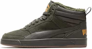 Puma Rebound Street High Board Shoes Green 366994-02 Puma Rebound Street High Board Shoes Green 366994-02