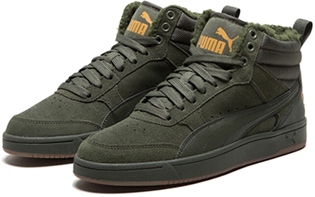 Puma Rebound Street High Board Shoes Green 366994-02 Lookbook Puma Rebound Street High Board Shoes Green 366994-02