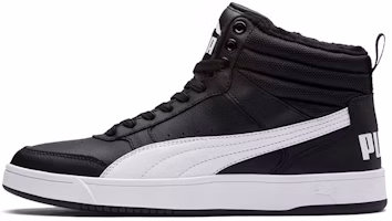 (Women) Puma Rebound Street V2 Fur 'Black White' 363717-05 (Women) Puma Rebound Street V2 Fur 'Black White' 363717-05