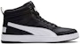 (W) Puma Rebound Street V2 Fur 'Hitam Putih' 363717-05
