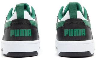 PUMA REBOUND 防滑耐磨 低筒 板鞋 男女同款 白黑綠 Shop PUMA REBOUND 防滑耐磨 低筒 板鞋 男女同款 白黑綠