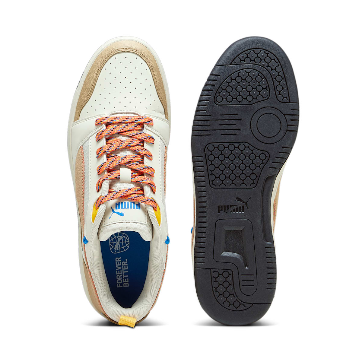 Shop Puma Rebound V6 Low ''Wit Khaki'' 393581-02