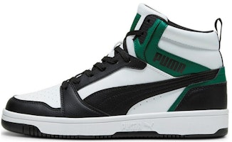 Puma Rebound v6 Sneakers 'Black White Green' 392326-16 Puma Rebound v6 Sneakers 'Black White Green' 392326-16