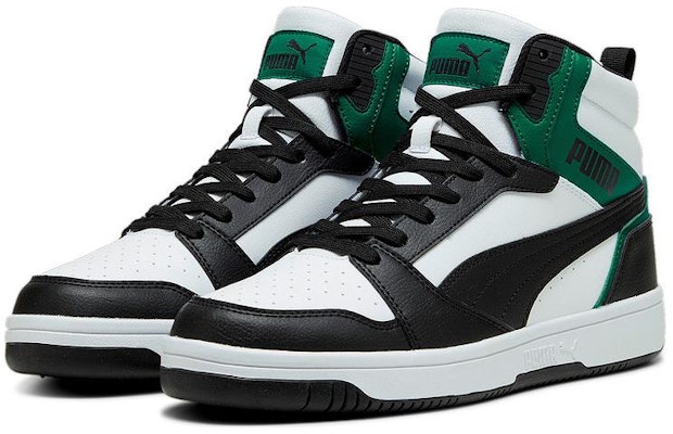Puma Rebound v6 Sepatu 'Hitam Putih Hijau' 392326-16 Lookbook Puma Rebound v6 Sepatu 'Hitam Putih Hijau' 392326-16
