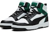 Lookbook Puma Rebound v6 Sneakers 'Hitam Putih Hijau' 392326-16