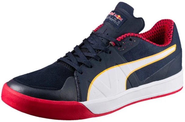 Puma 紅牛車隊 Racing Rider 耐磨防滑休閒板鞋 深藍 Lookbook Puma 紅牛車隊 Racing Rider 耐磨防滑休閒板鞋 深藍