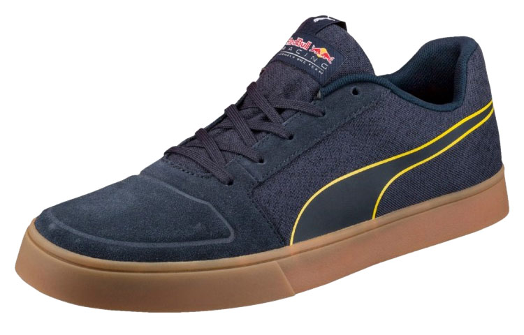 Lookbook Puma Red Bull 賽車翼系列 麂皮 防滑耐磨 低筒休閒板鞋 深藍