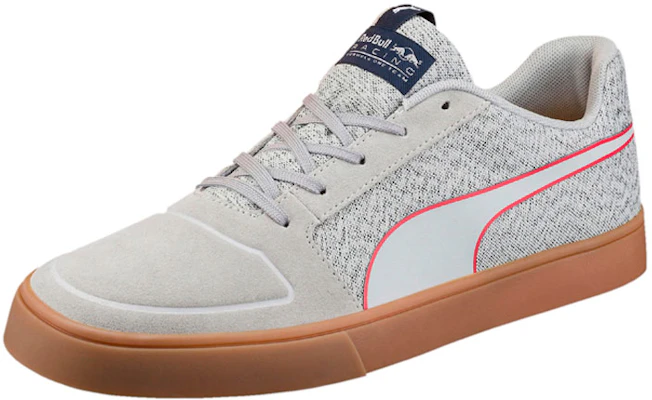 Puma Red Bull Racing Wings Bulk Suede 防滑耐磨 低筒休閒板鞋 灰 Lookbook Puma Red Bull Racing Wings Bulk Suede 防滑耐磨 低筒休閒板鞋 灰