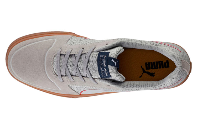 Shop Puma Red Bull Racing Wings Bulk Suede 防滑耐磨 低筒休閒板鞋 灰