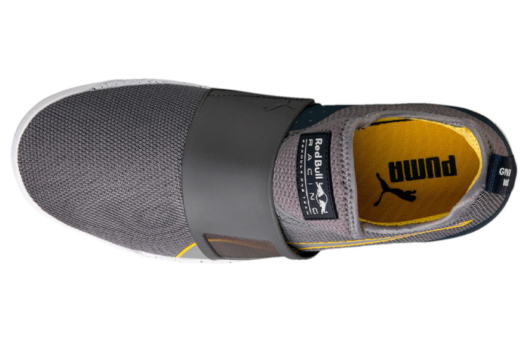 Shop PUMA 紅牛賽車 WSSP 靴子 紅牛 針織網眼 透氣 低幫 跑步鞋 男款 灰
