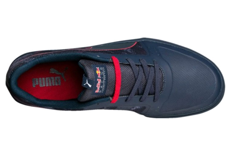 Shop Puma Red Bull Racing 防滑耐磨 低筒休閒板鞋 海軍藍