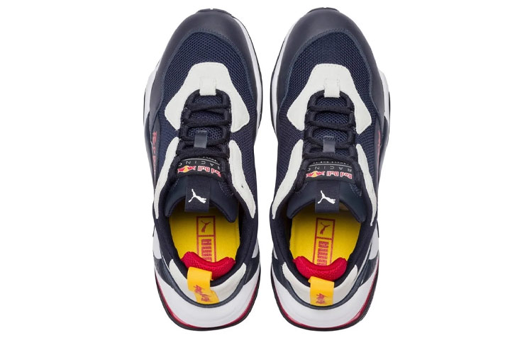 Lookbook 紅牛 Thunder x Puma 聯名時尚休閒老爹鞋 藍黑白