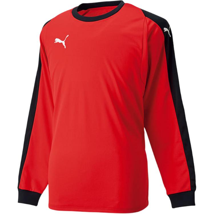Puma Red Crewneck Logo Long Sleeve Sweatshirt 729965-01
