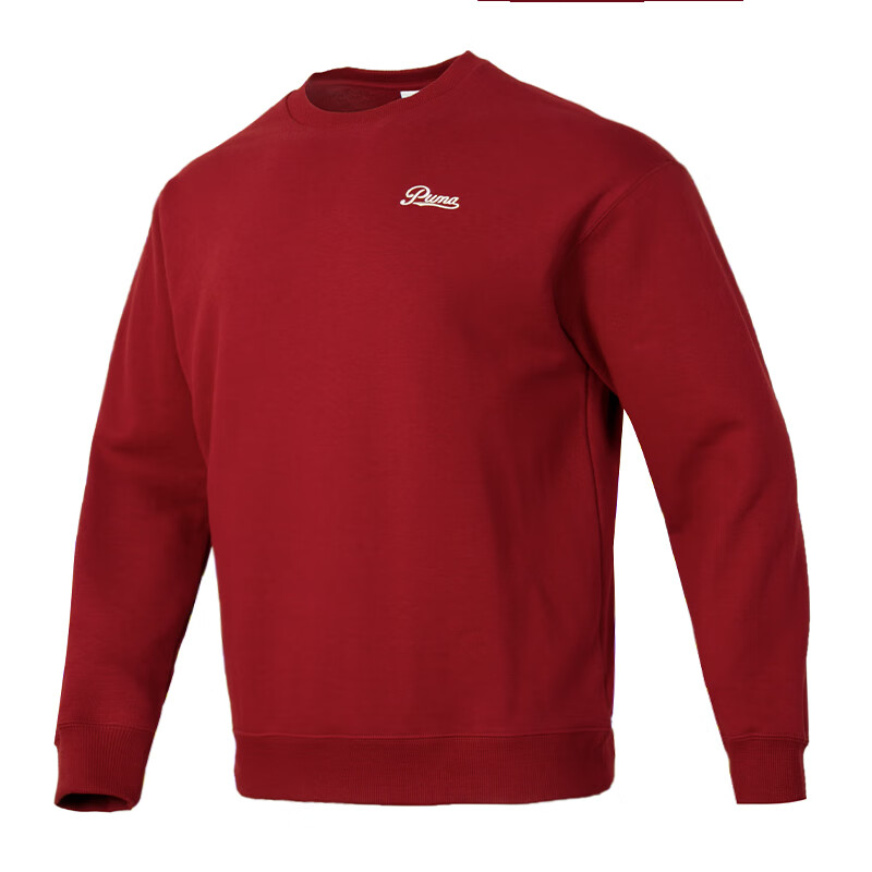 Puma Red Logo Casual Sweatshirt – Breathable and Comfortable 630947-13
